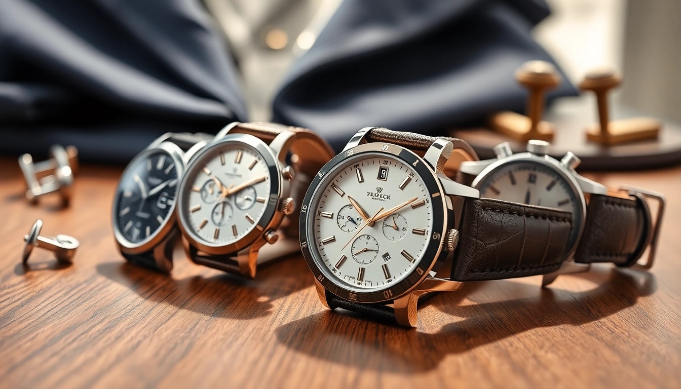 Showcase of stunning replica watches with intricate designs and luxury textures.