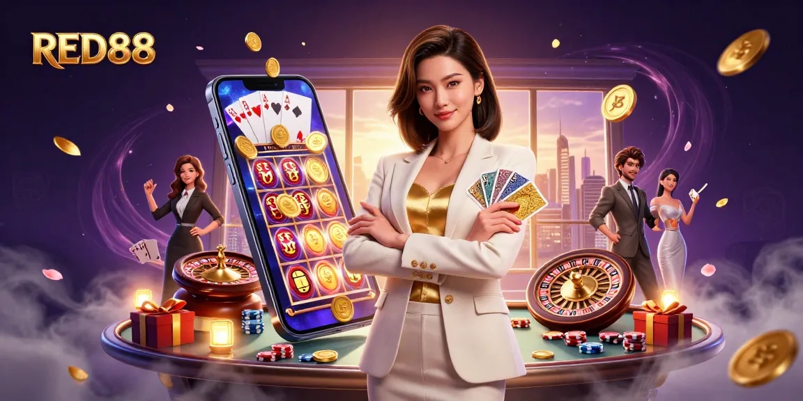 Experience engaging gameplay at RED88, where dynamic slot games and luxurious casino elements come together.