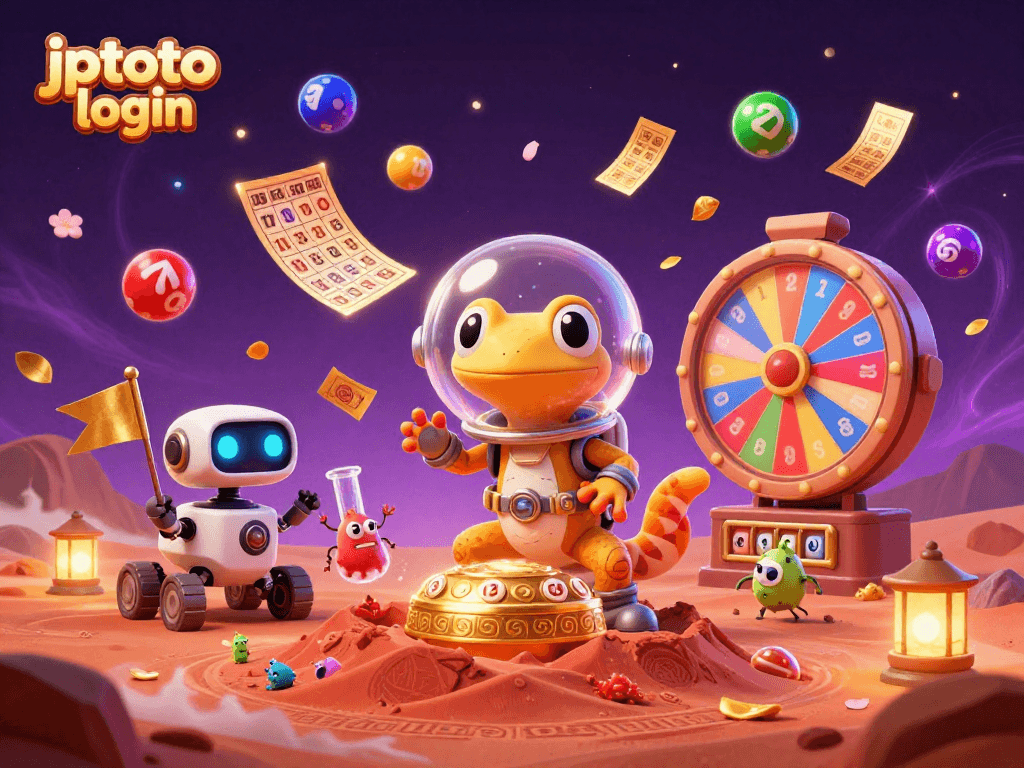 Discover exciting gameplay with jptoto login in a vibrant alien casino scene.