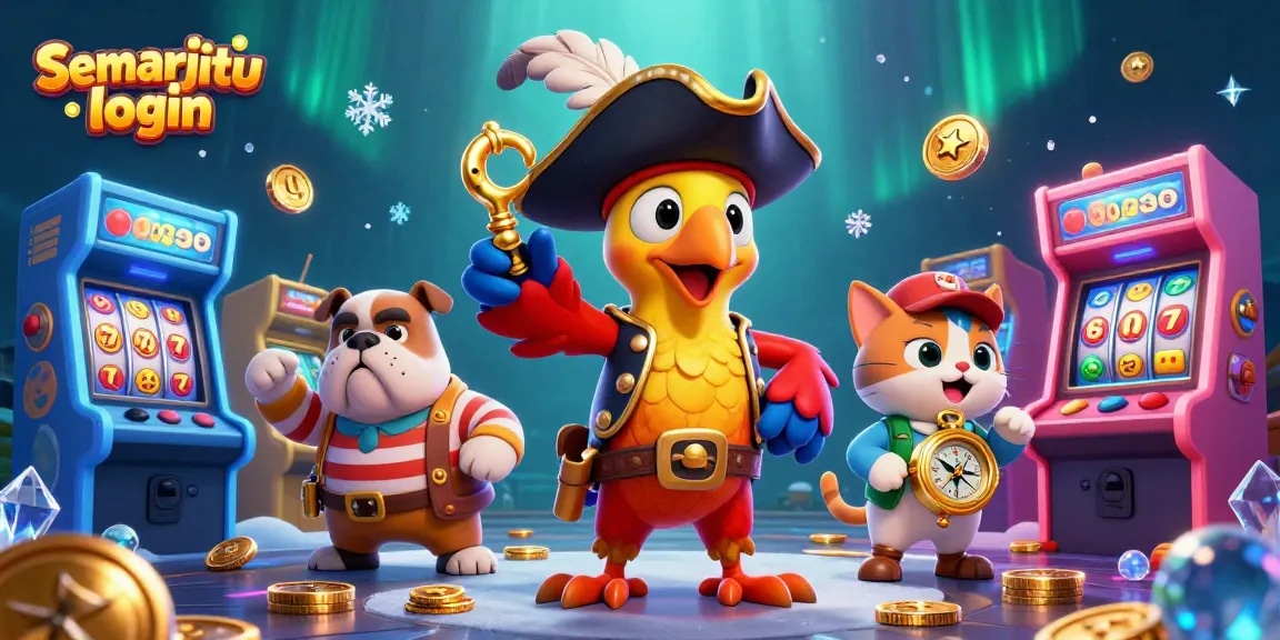 Masuk ke semarjitu login dan nikmati permainan slot yang seru dengan karakter kartun dan mesin slot