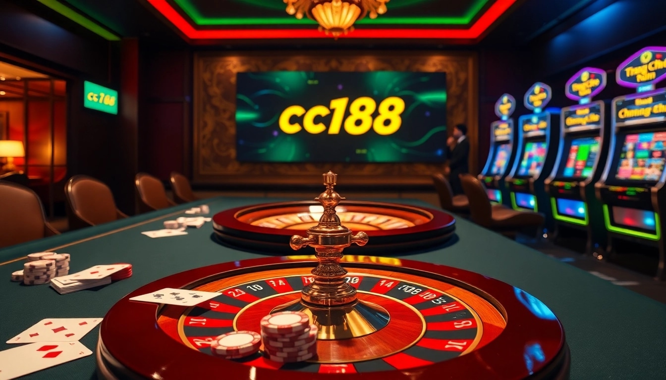 Experience the thrill of gaming at trang chủ c168 with vibrant casino elements and excitement.