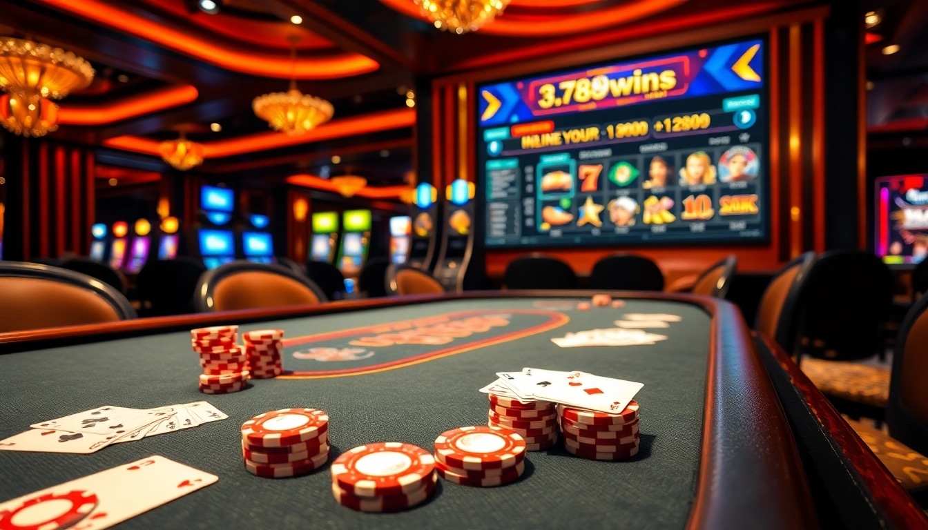 Experience thrilling poker moments with patrons engaged in gameplay on https://789wins1.net/ casino tables.