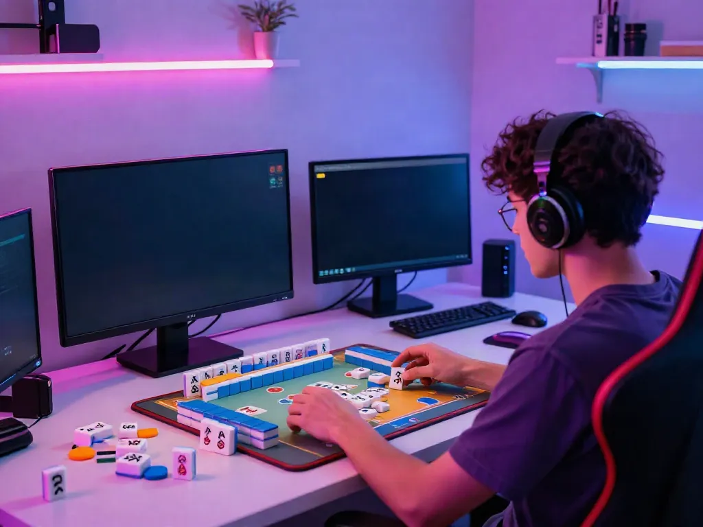 Pengalaman bermain Mahjong Ways dengan antarmuka permainan menarik dan suasana gaming penuh warna.