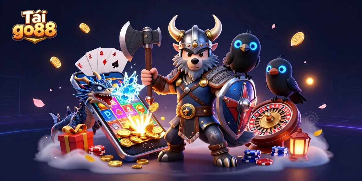 Experience the thrill of gaming with Tải go88 and exciting slot reels and dynamic gold coins.