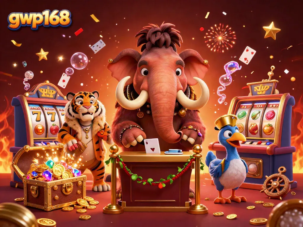 Gwp168 menawarkan permainan slot seru dengan mammoth kasir dan tamu VIP yang khas.