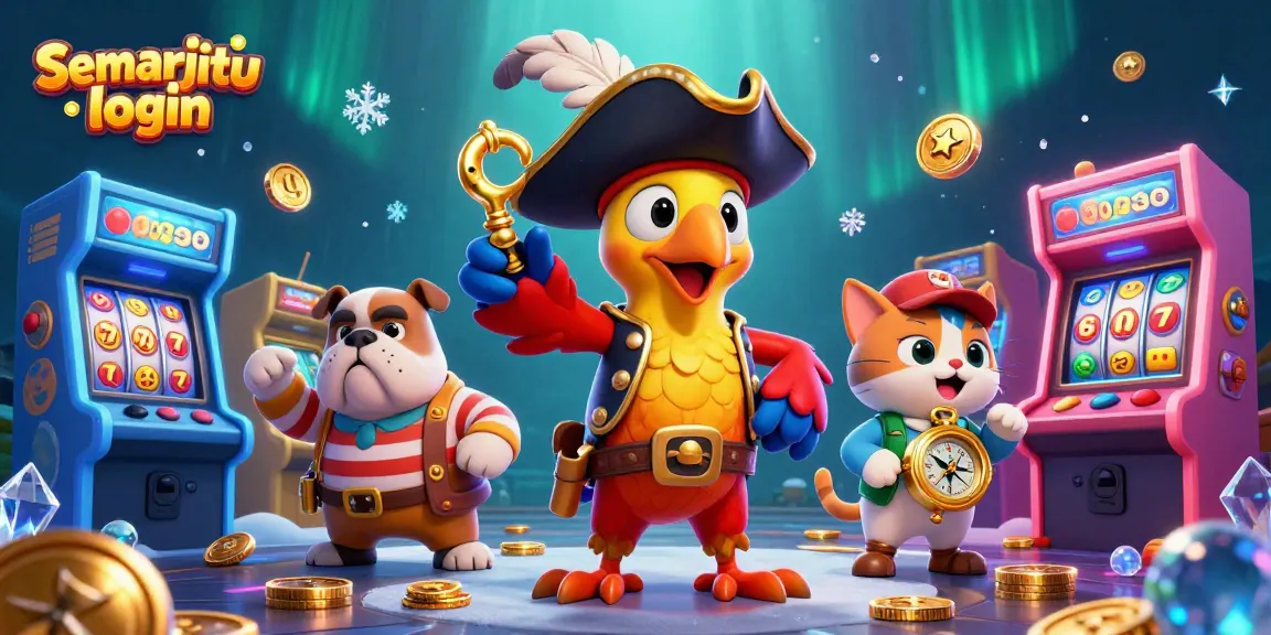 Masuk ke semarjitu login dan nikmati permainan slot yang seru dengan karakter kartun dan mesin slot