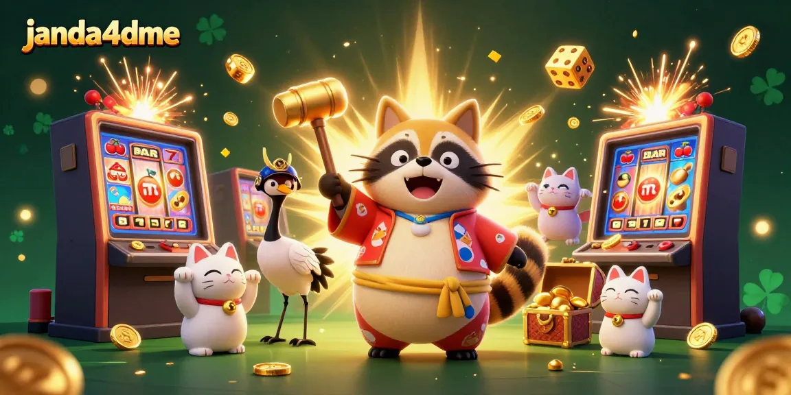 janda4dme menampilkan tanuki dan kucing keberuntungan di dunia kasino