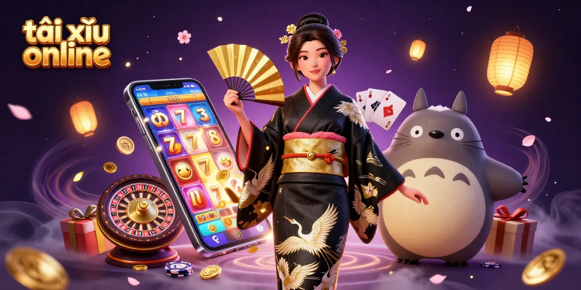 Win big with tài xỉu online alongside elegant characters and dynamic casino elements.