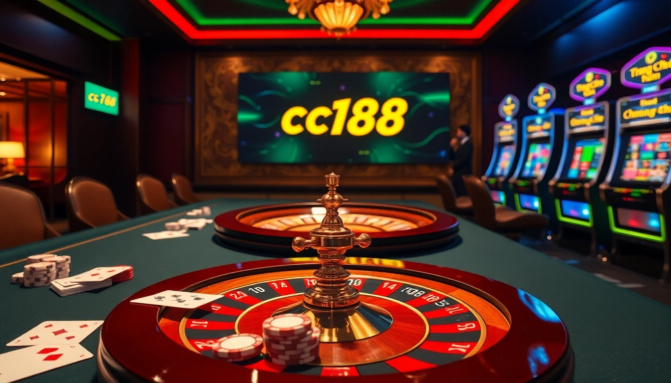 Experience the thrill of gaming at trang chủ c168 with vibrant casino elements and excitement.