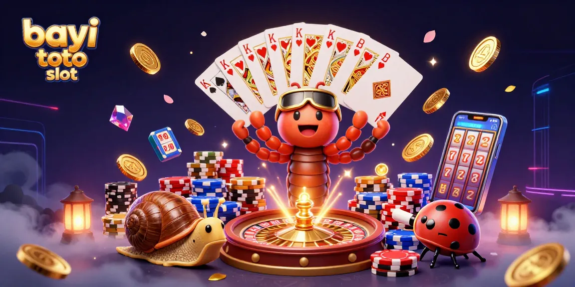 Experience thrilling excitement with bayi toto slot in this dynamic illustration showcasing high-stakes gaming.