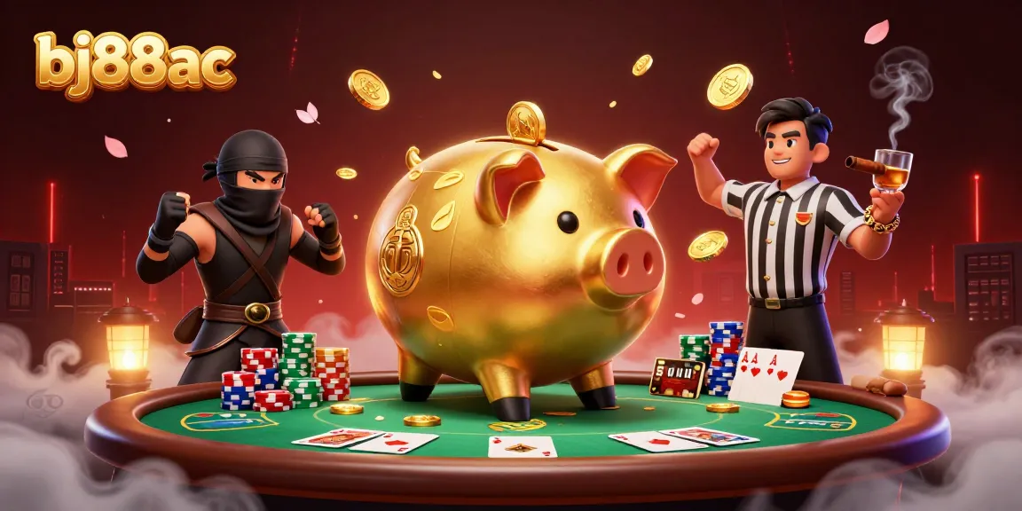 Experience thrilling gameplay at bj88ac with a dynamic cartoon casino showdown of characters.