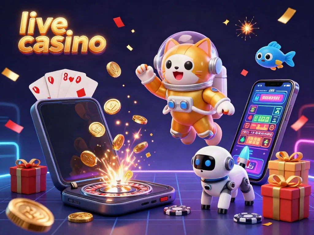 Menangkan permainan di live casino dengan pengalaman interaktif dan dealer langsung.