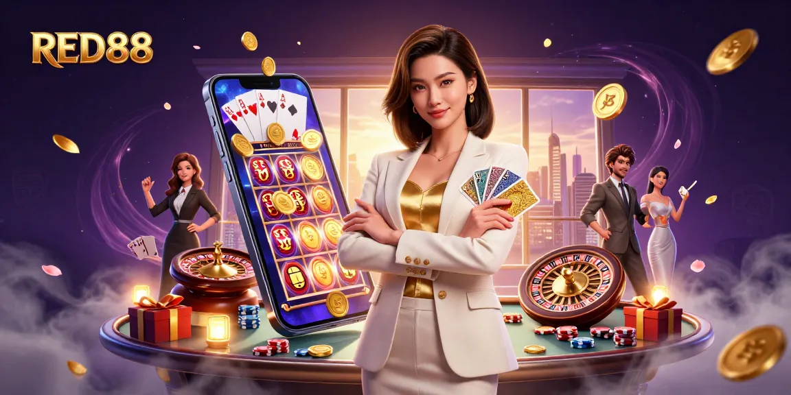 Experience engaging gameplay at RED88, where dynamic slot games and luxurious casino elements come together.