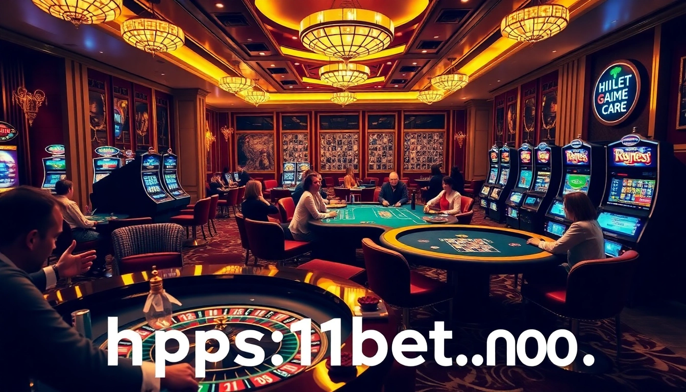Experience the excitement of gambling at https://11betn.com/ with vibrant casino tables and players engaged in thrilling games.