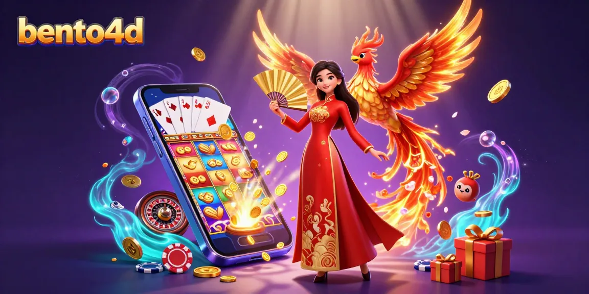Menang besar dengan bento4d dalam adegan kasino yang cerah ini menampilkan permainan dan hadiah yang mengasyikkan.
