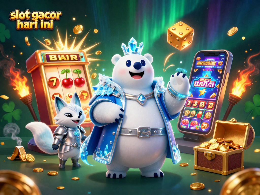 Experience thrilling wins at slot gacor hari ini with exciting 3D cartoon scenes of big jackpots and fun.