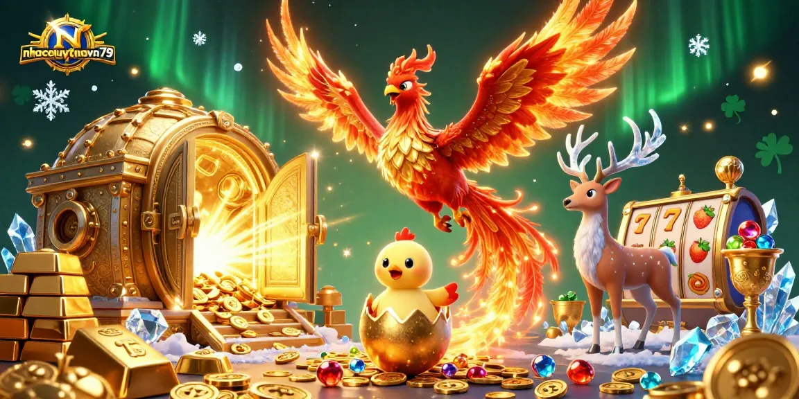 Engage players with nhacaiuytinovn79 featuring a phoenix theme in this exciting online casino scene.
