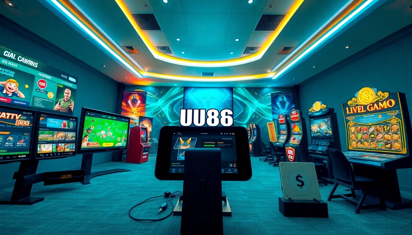 Engaging view of UU88 nhà cái with diverse gaming options, highlighting a secure online environment.