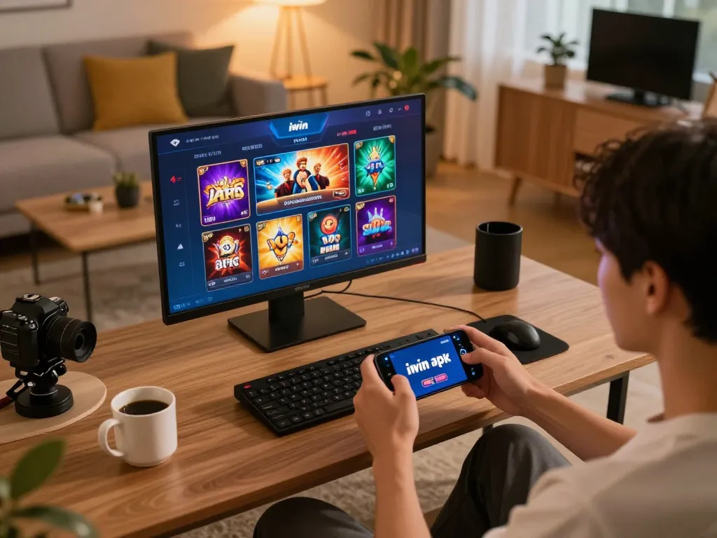 Experience online gambling excitement with the iwin apk while gaming comfortably at home.