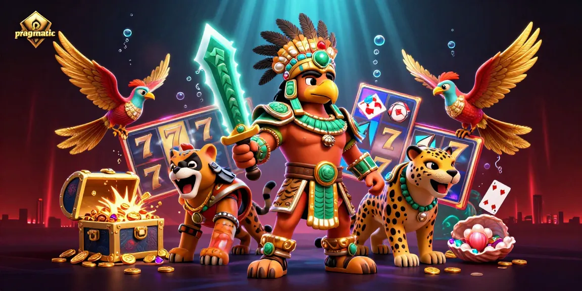 Spin the reels and win big with pragmatic slot games featuring vibrant Aztec warriors in 3D.