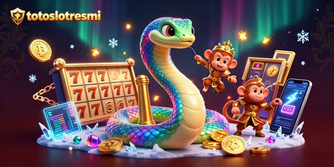 Engage with the vibrant world of gaming at totoslotresmi featuring colorful slot reels and cryptocurrency elements.