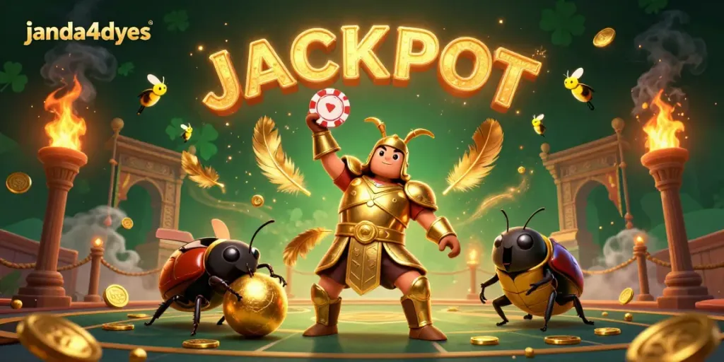 Menangkan permainan bola online di JANDA4D dengan desain menarik dan visual yang mencolok.