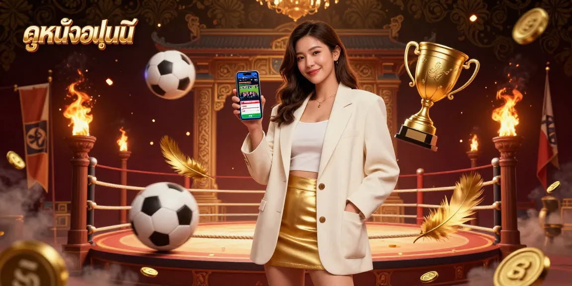 Engage in ดูหนังออนไลน์ with an exciting scene showcasing sports betting in a vibrant casino environment.