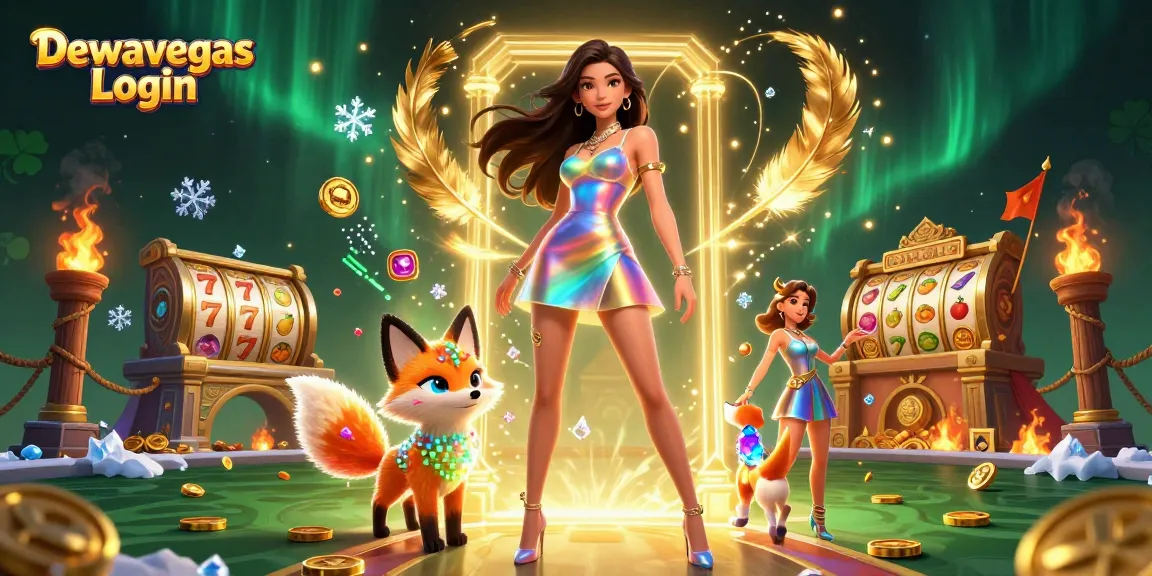 Experience the thrill of winning at DewaVegas Login with immersive slot adventures featuring vibrant characters.