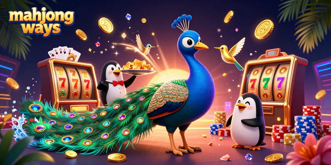 Experience mahjong ways in a vibrant casino scene showcasing dynamic characters and exciting game elements.