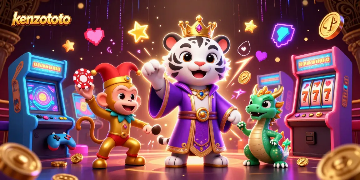 Experience thrilling wins with kenzototo's vibrant online casino scene featuring engaging characters and rich game elements.