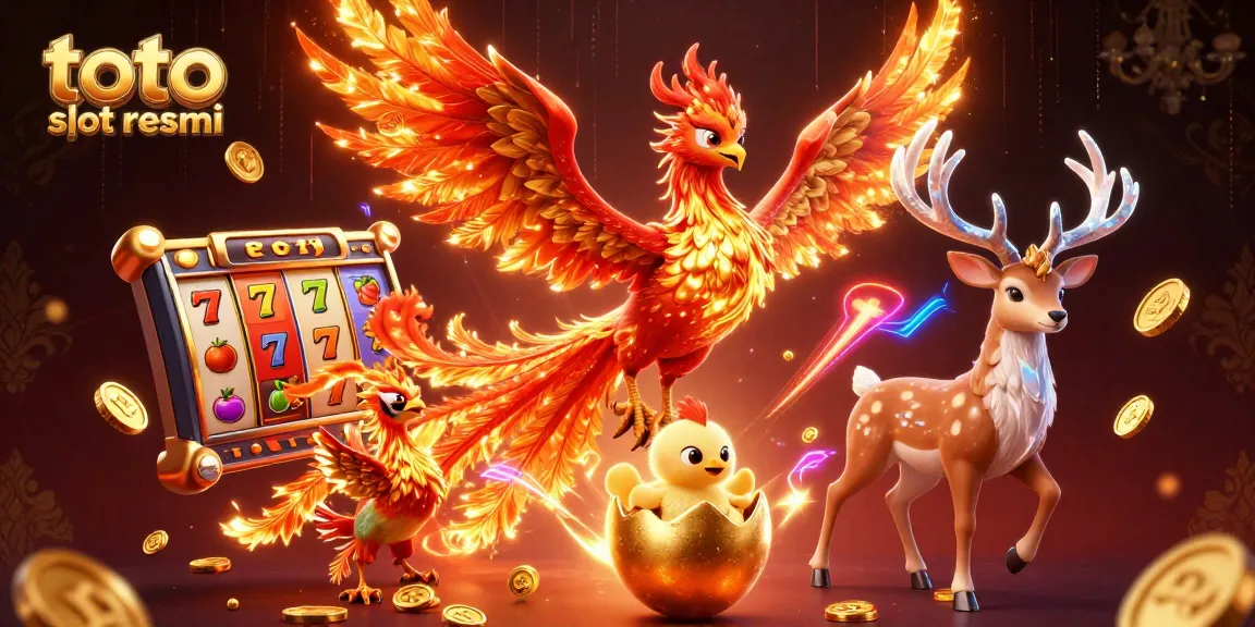 Experience thrilling action at toto slot resmi with a vibrant phoenix and dynamic slot elements.