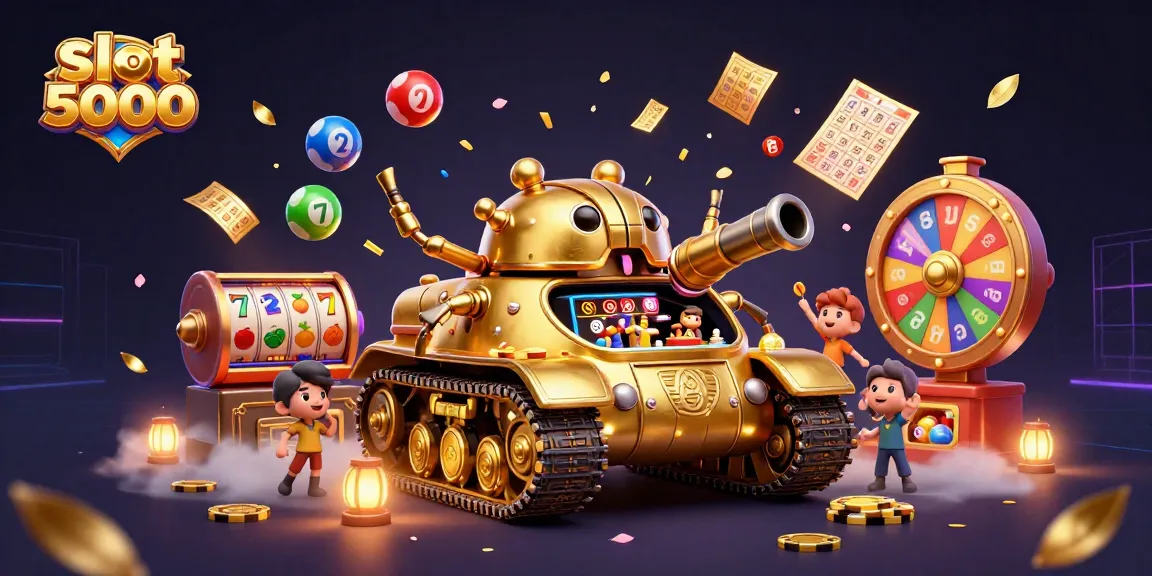 Menangkan slot 5000 dengan berbagai simbol menarik dan elemen kasino yang menggembirakan.