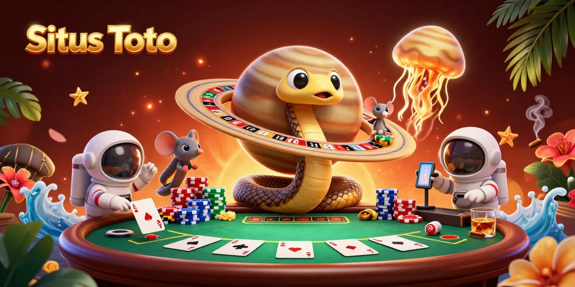 Situs Toto memberikan gambaran grafis menarik tentang kasino intergalaksi dengan karakter unik.