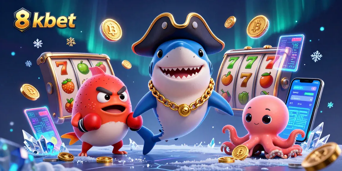 Engage with 8xbet's vibrant slot experience featuring dynamic characters and casino elements.