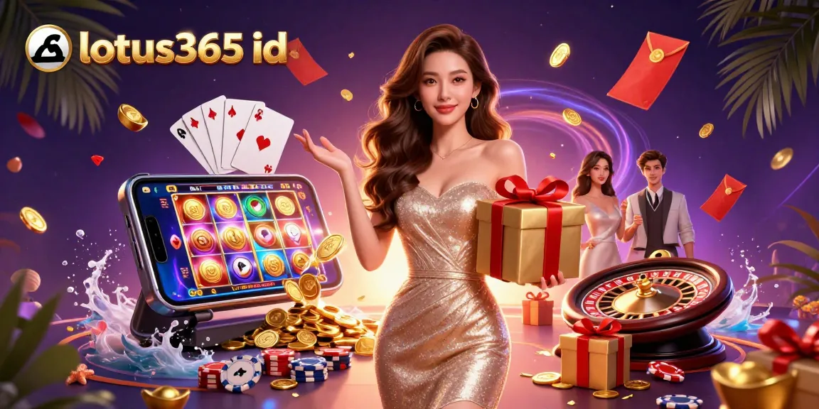 Experience thrilling gameplay with lotus365 id in this vibrant Lunar New Year casino scene.