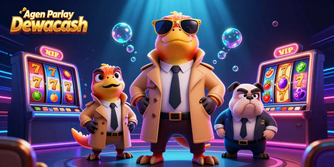 Agen Parlay Dewacash brings together fun raptors and exciting casino elements in a lively casino scene.