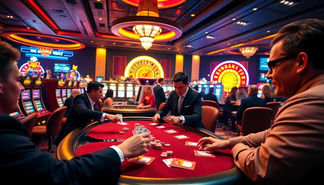 Experience winning moments at 68VIP's luxurious casino tables with vibrant gaming action.