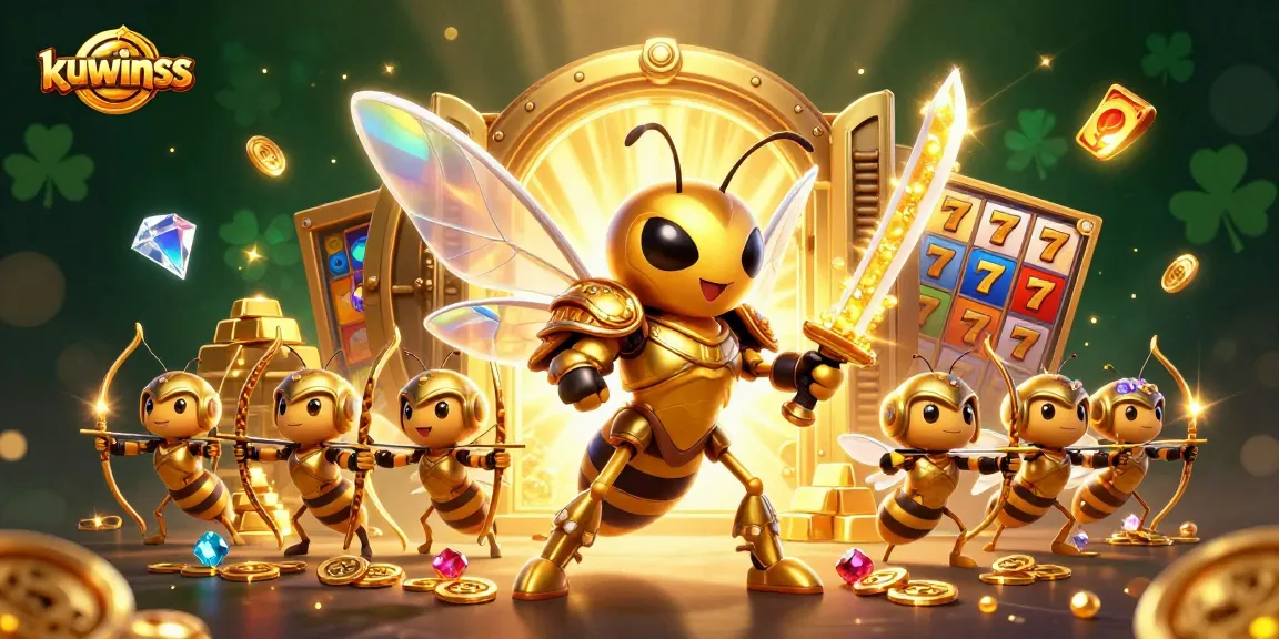 Engage with kuwinss for a chance to win at bustling slots and jackpots featuring gold and gems.
