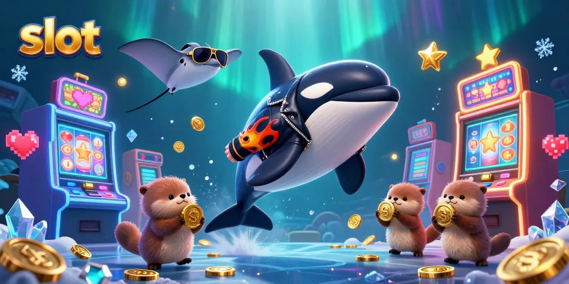 Spin thrilling slot games with colorful characters in a dynamic casino illustration showing action and excitement.