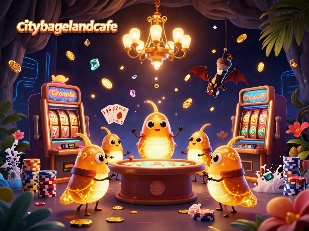 Menangkan jackpot di citybagelandcafe dengan glowing glowworms memimpin jalan!