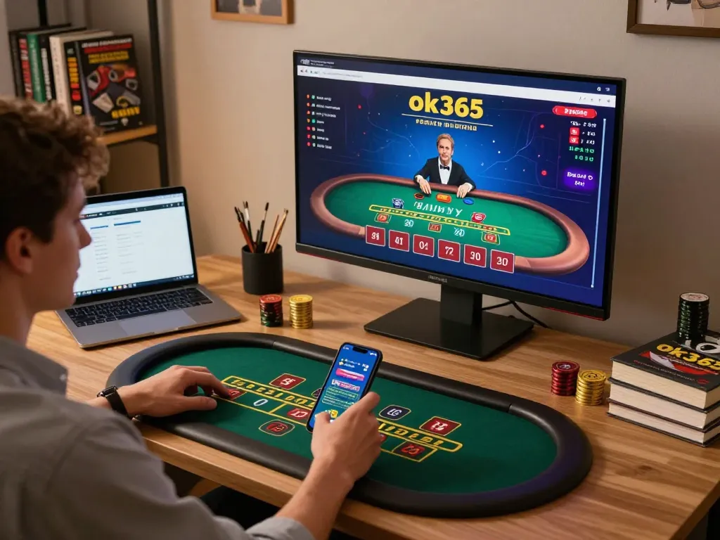 Engaging in dynamic online blackjack gameplay at ok365 with immersive atmosphere