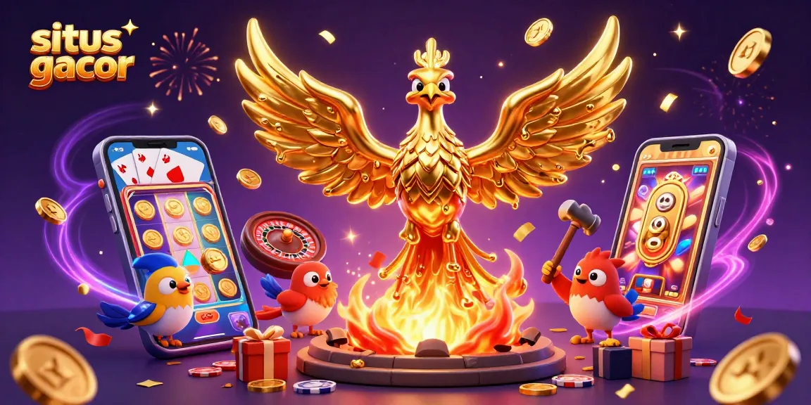 Experience excitement in situs slot gacor with a golden phoenix and dynamic gaming elements.