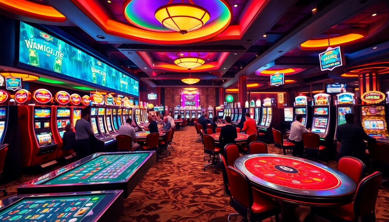 Permainan bandar togel yang mendebarkan di kasino, menggambarkan pemain yang terlibat dalam aksi seru.