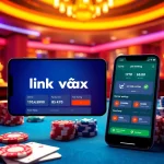 Experience the thrill of the casino with vibrant games at VMAX, featuring 'link vào vmax' on display.