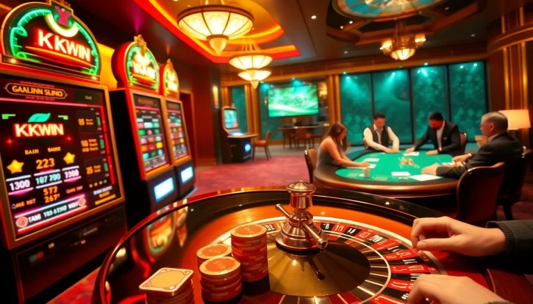 Experience high-stakes excitement at https://kkwin.co.com/ with vibrant casino visuals and dynamic gameplay scenes.