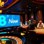 Experience the thrill of 888 new with vibrant casino gaming tables and excitement.