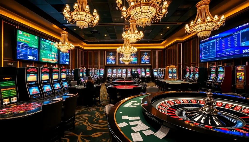 Experience the excitement at https://xx88casino.com with vibrant casino scenes showcasing high-stakes action.