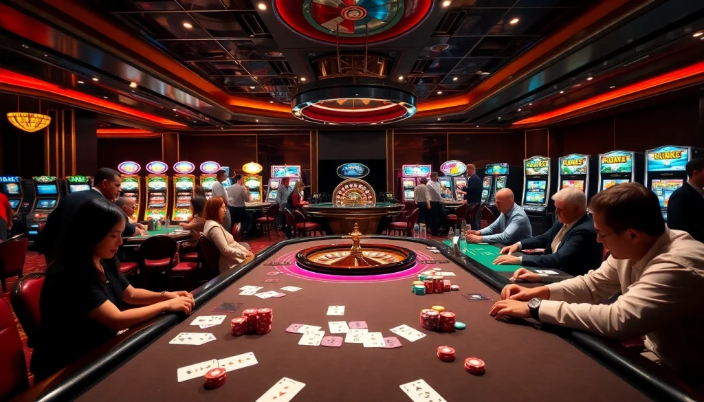 Engage with vibrant casino thrills at https://hanoiculturetravel.com/ featuring lively tables and slot machines.