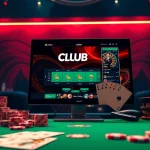 Join a thrilling hand at the ClubGG poker club with professional chips and playing cards.