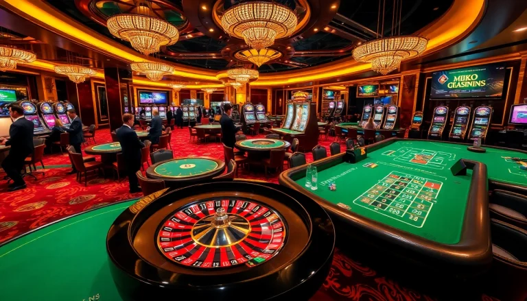 Engage in the thrilling BK8 เว็บตรง casino experience with luxurious tables and vibrant gameplay.